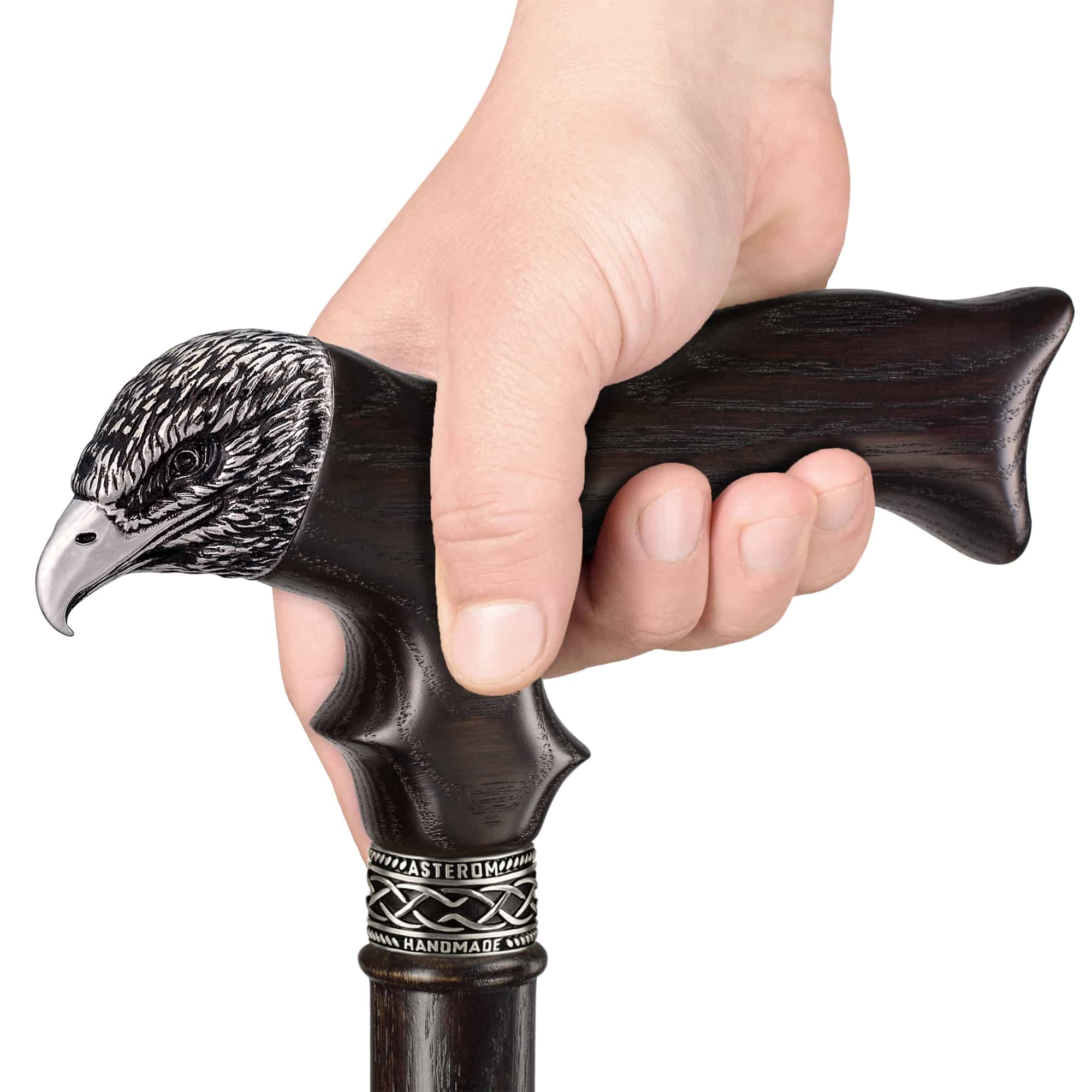 Eagle - Custom Handmade Wooden Walking Cane