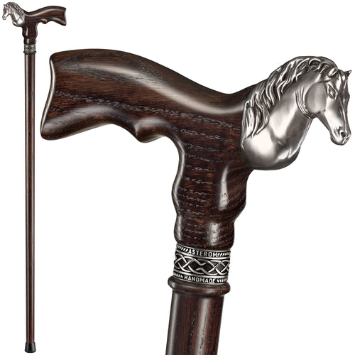 Custom Handmade Horse Walking Cane for Men and Women