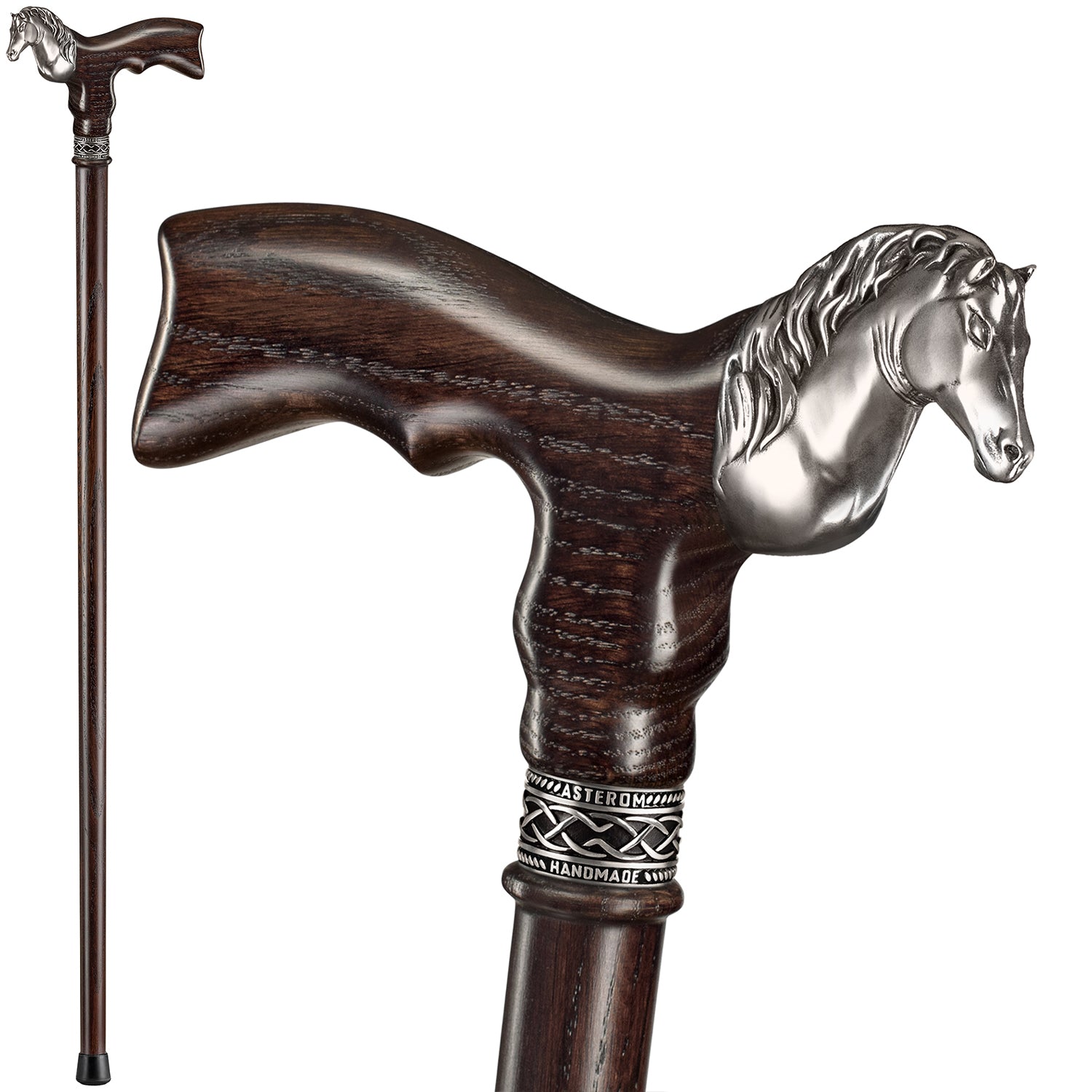 Custom Handmade Horse Walking Cane for Men and Women