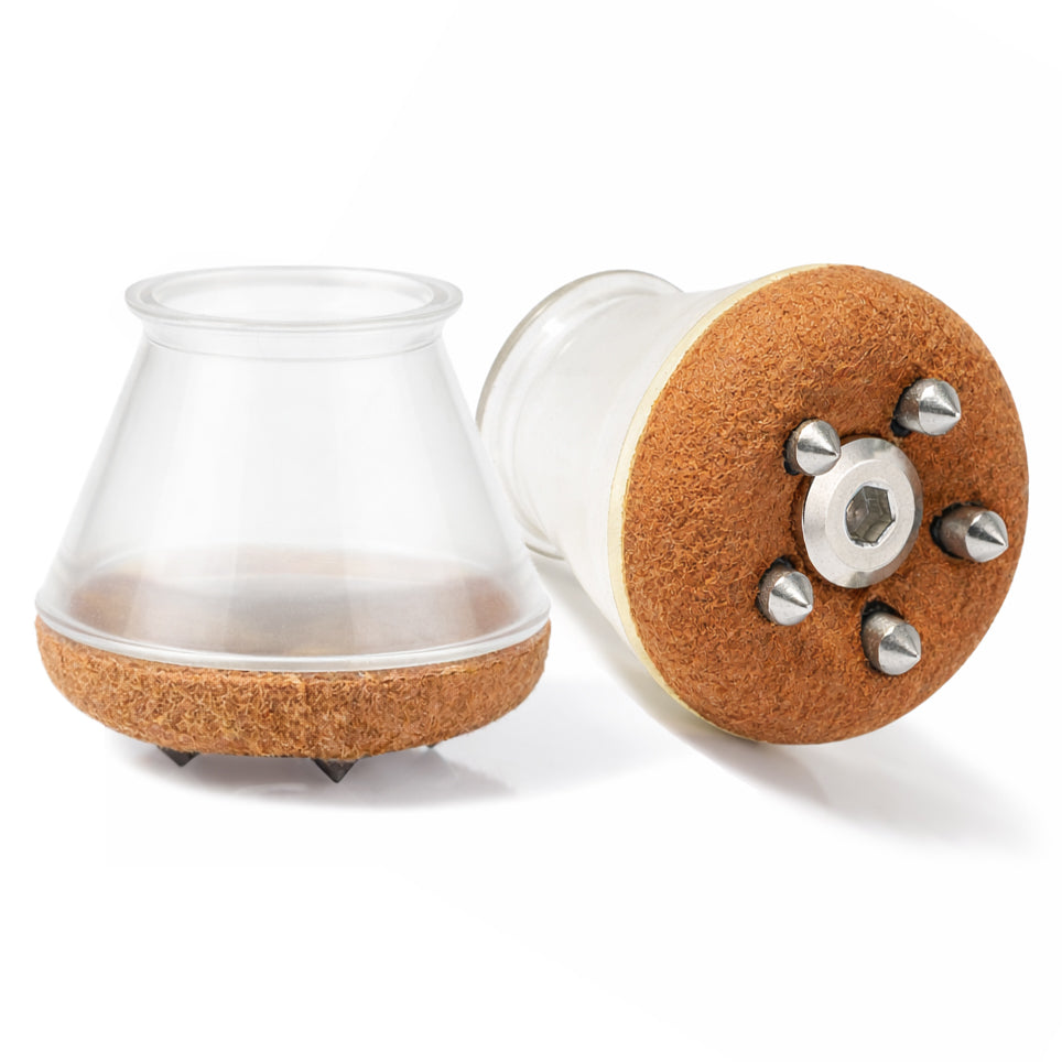 Pack of 1 - Asterom Ice Cane Tip Attachment - Winter Spikes for Canes and Walking Sticks