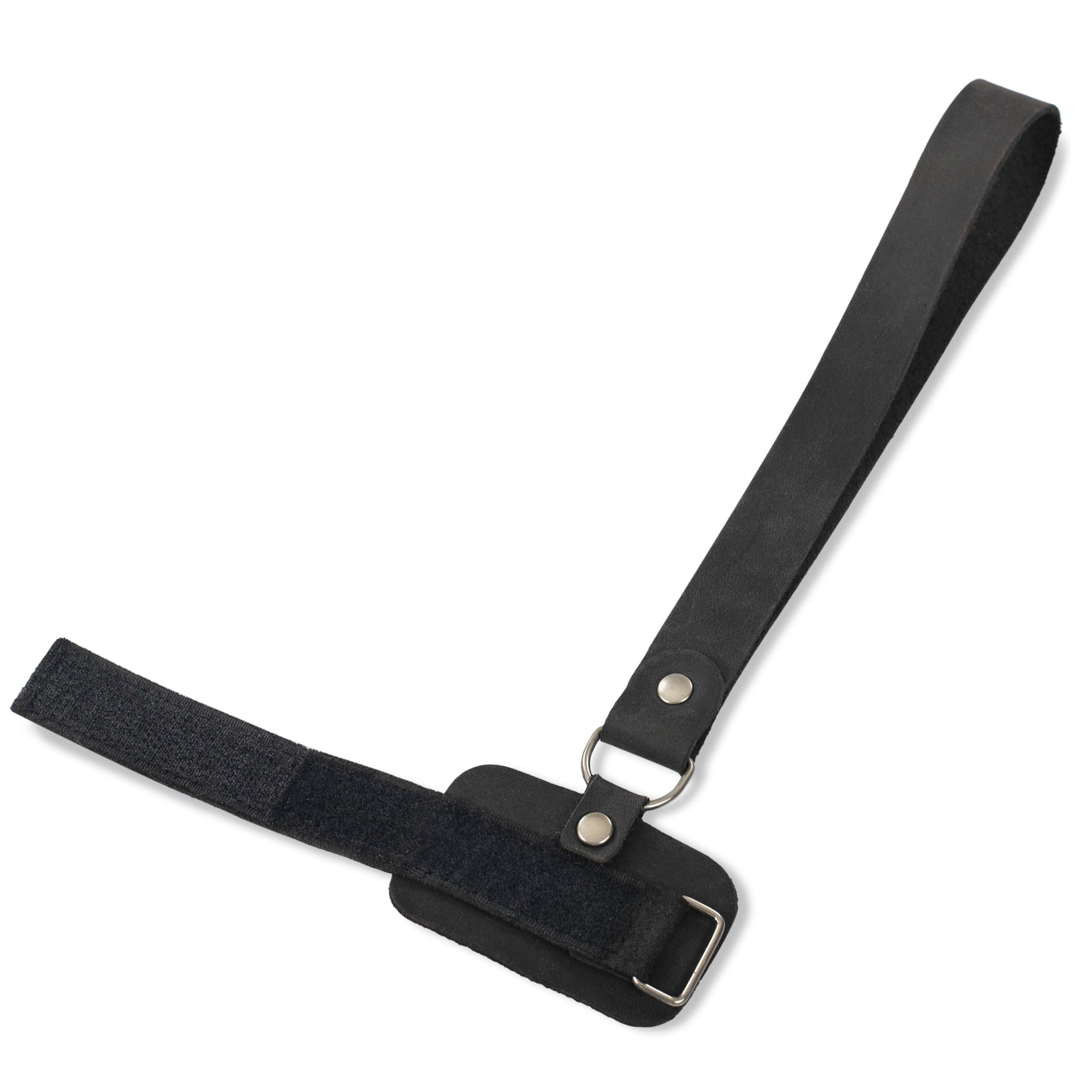 Black Stylish Leather Wrist Strap for Canes and Walking Sticks