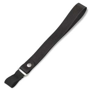 Black Leather Wrist Strap for Canes and Walking Sticks
