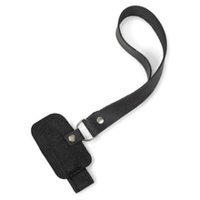 Black Stylish Leather Wrist Strap for Canes and Walking Sticks