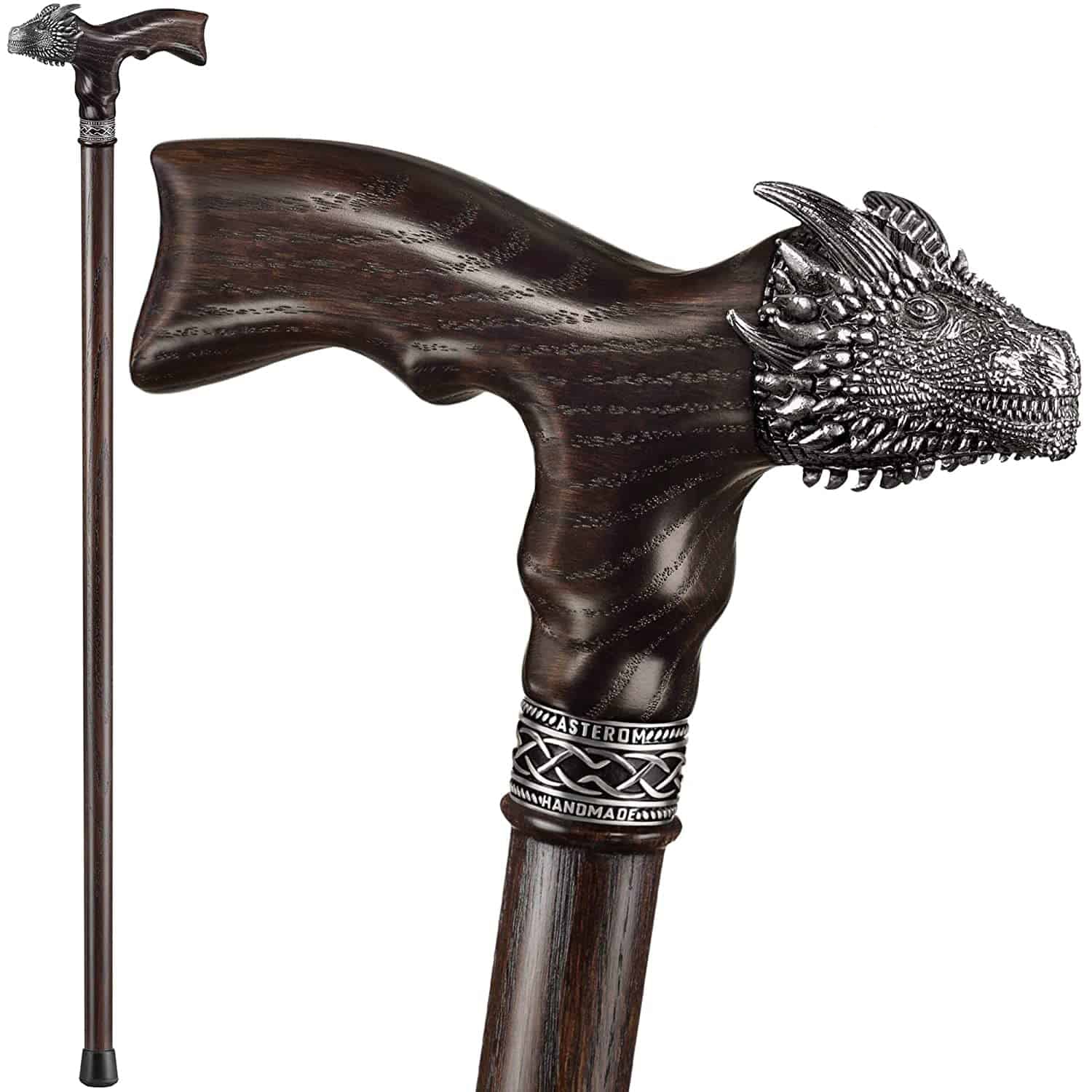 Dragon Walking Cane - Custom Length and Color
