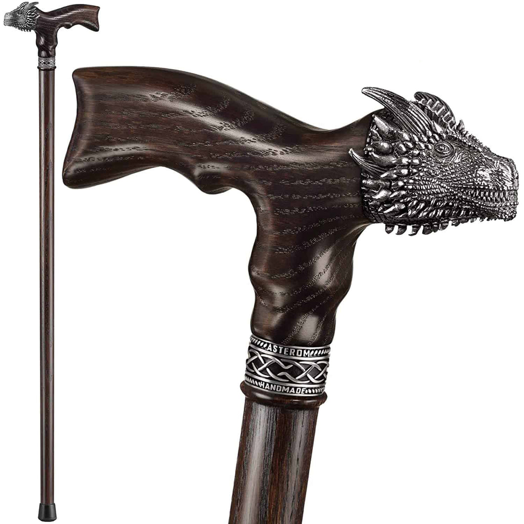 Dragon Walking Cane - Custom Length and Color