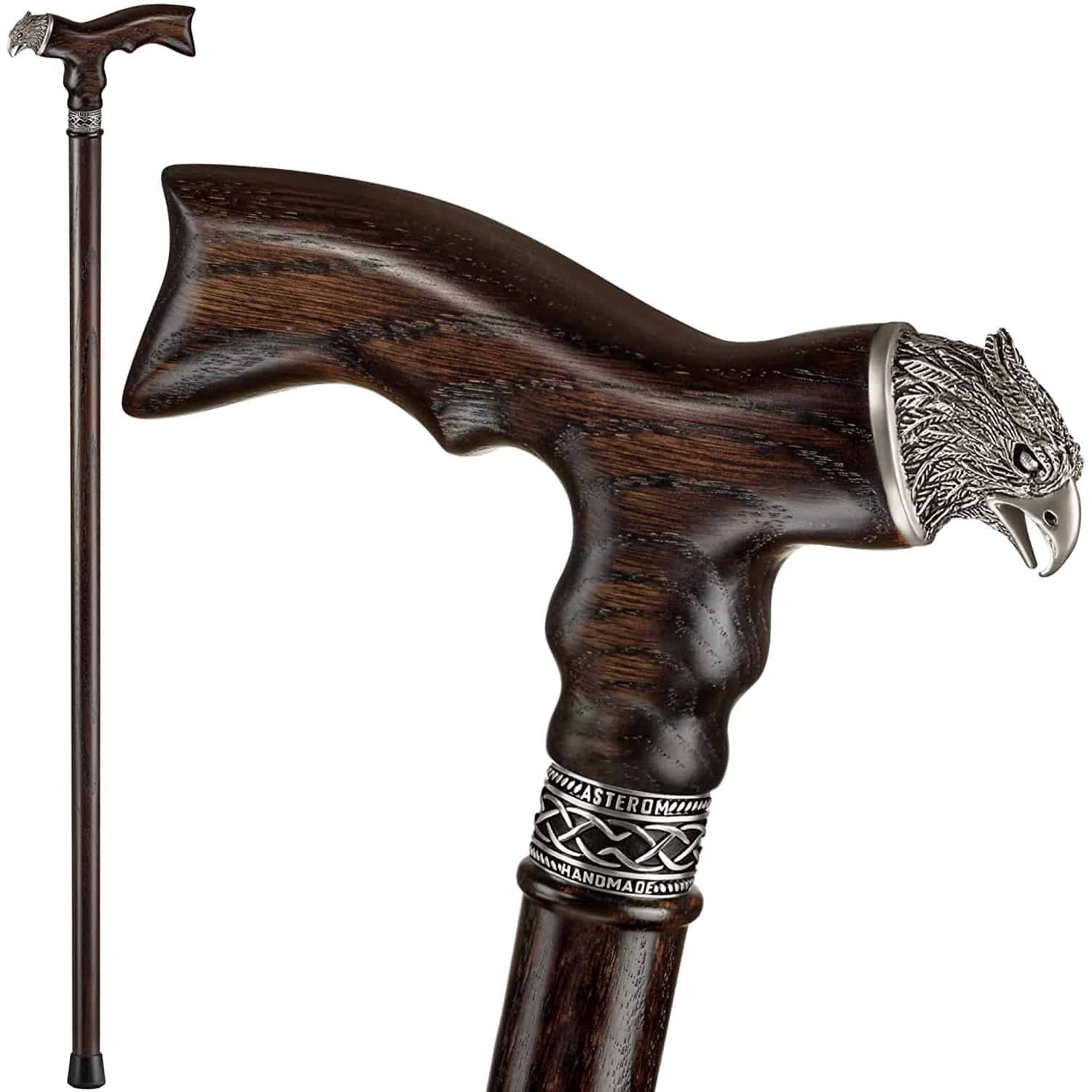 Eagle - Designer Walking Cane, Custom Length & Color