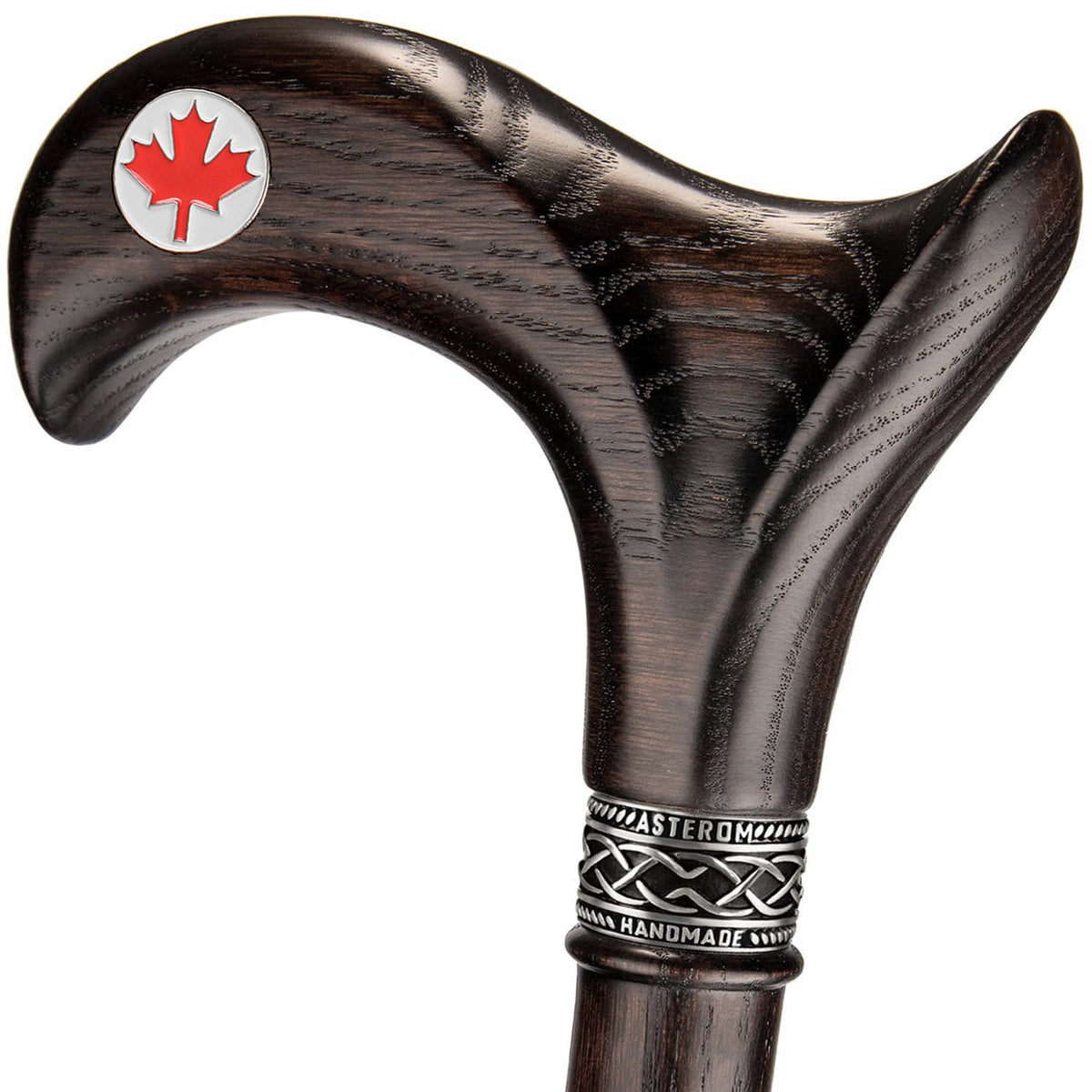 Canadian Maple Leaf Cane - Custom Length and Color