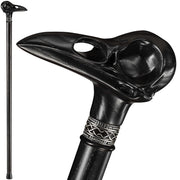 Plague Doctor Cane, Raven Skull, Gothic Cane for Men