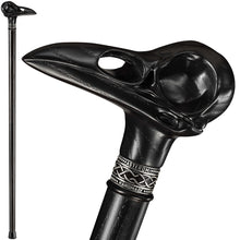 Plague Doctor Cane, Raven Skull, Gothic Cane for Men