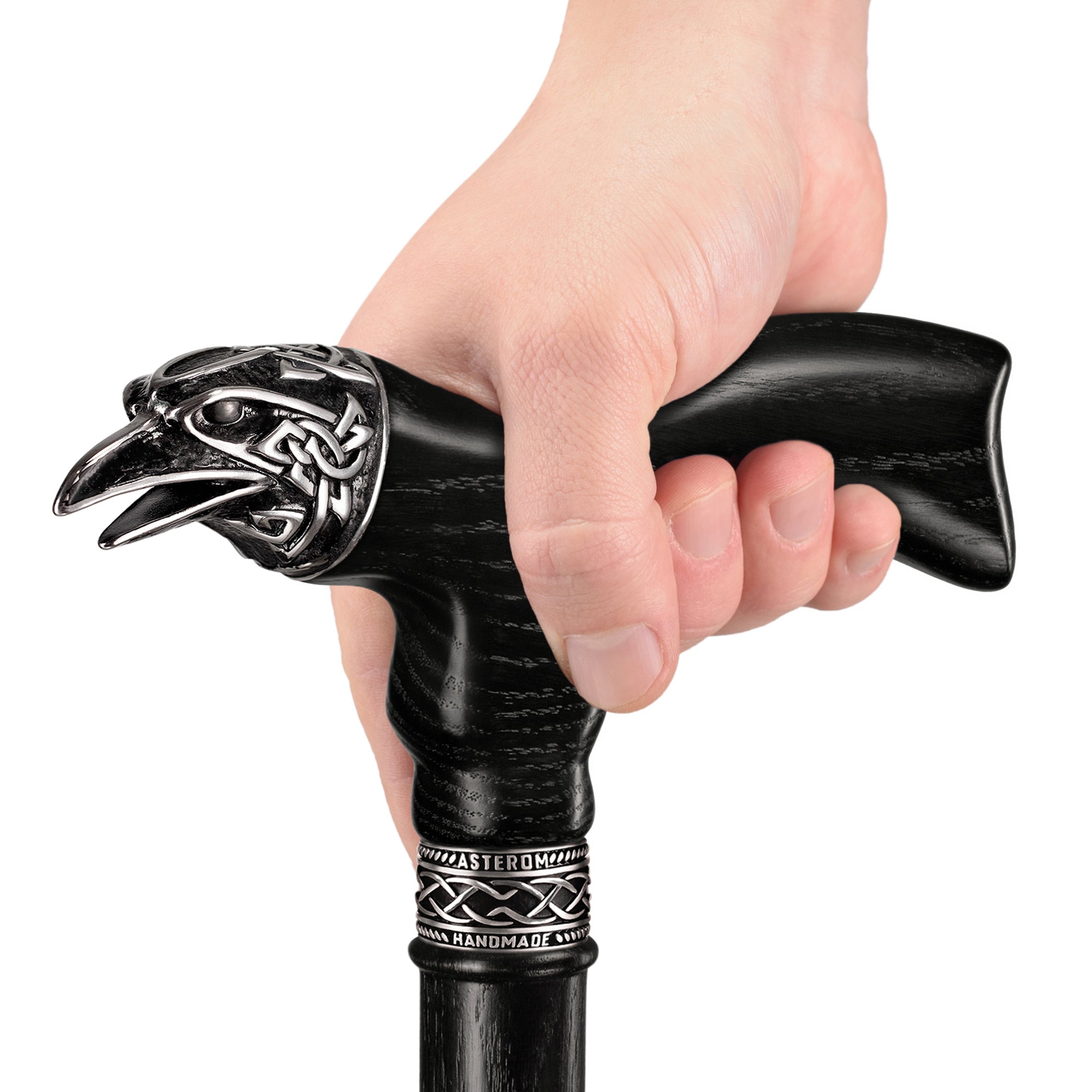 Celtic Raven Cane - Custom Length and Color