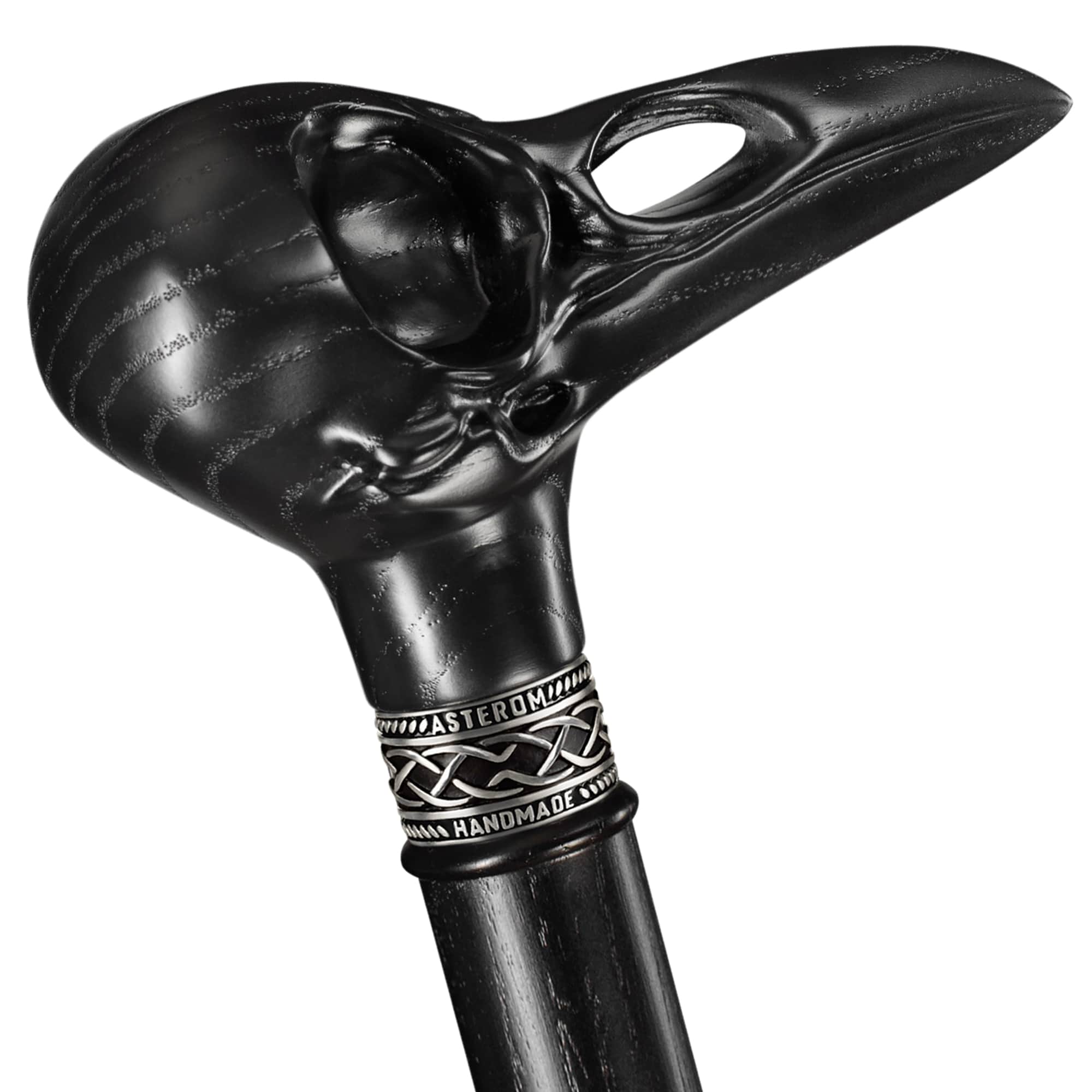 Plague Doctor Cane, Raven Skull, Gothic Cane for Men