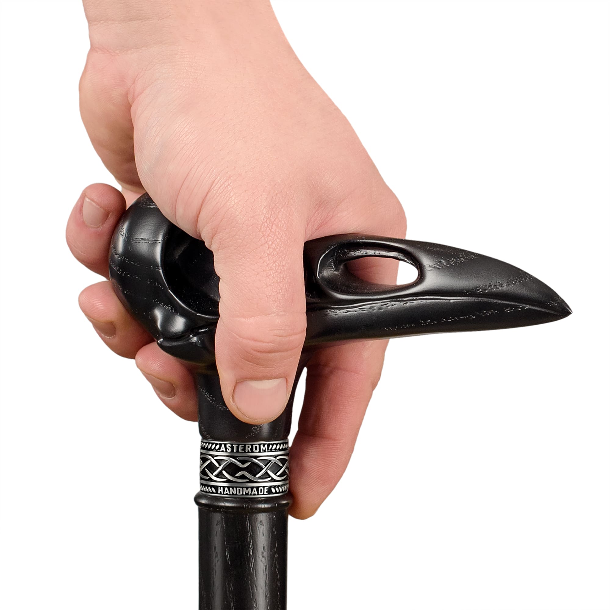 Plague Doctor Cane, Raven Skull, Gothic Cane for Men