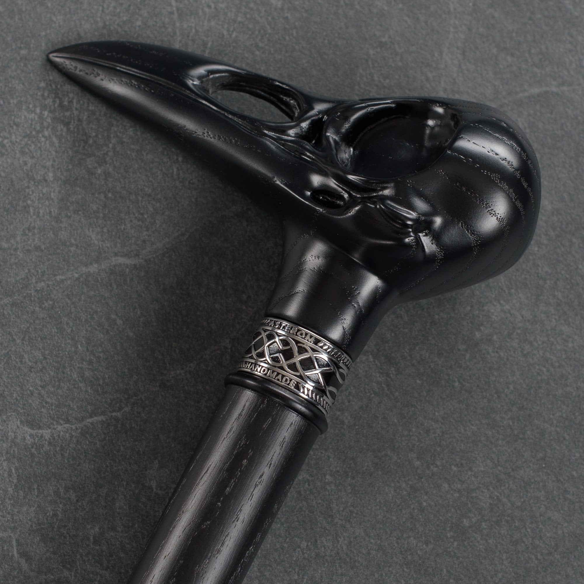 Plague Doctor Cane, Raven Skull, Gothic Cane for Men