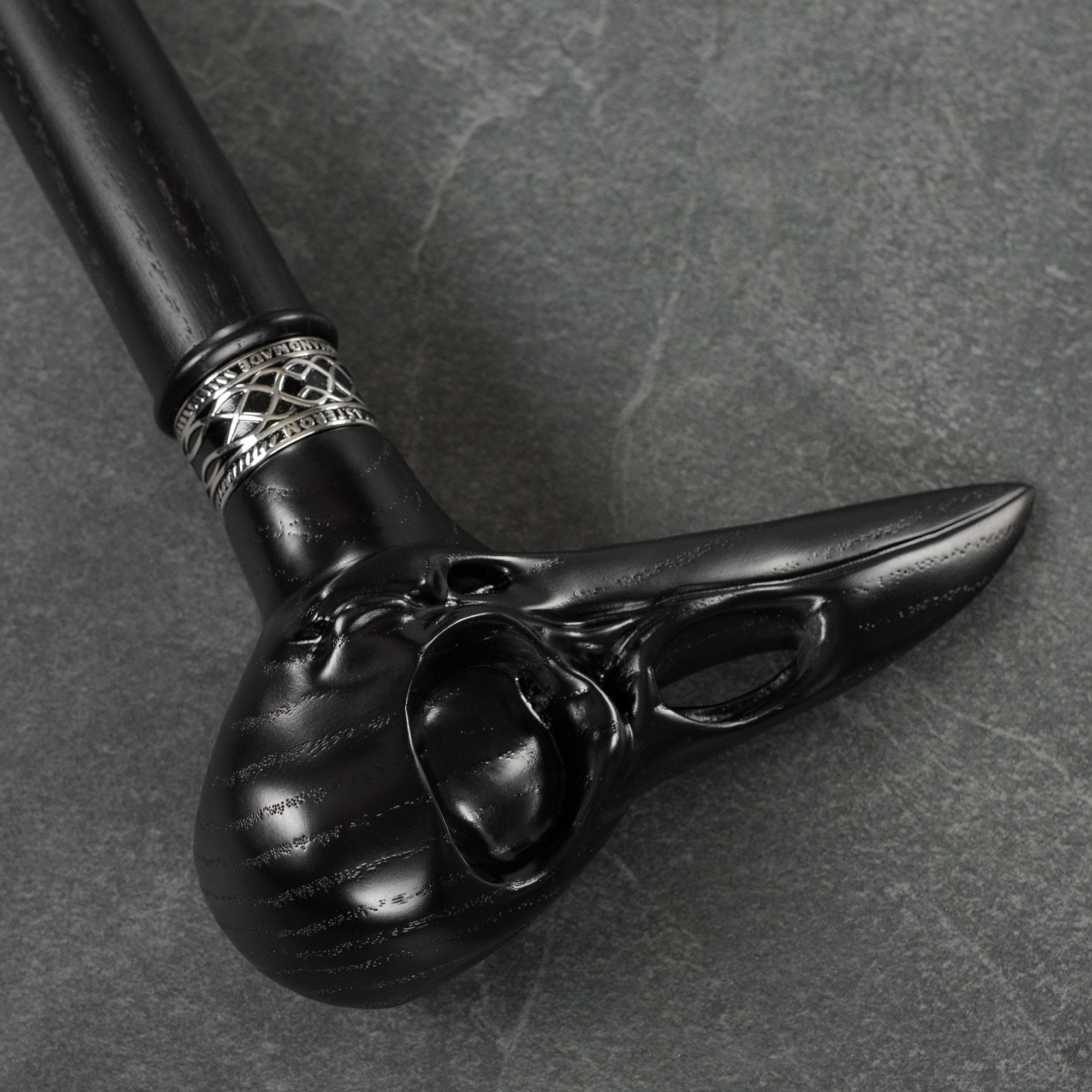 Plague Doctor Cane, Raven Skull, Gothic Cane for Men