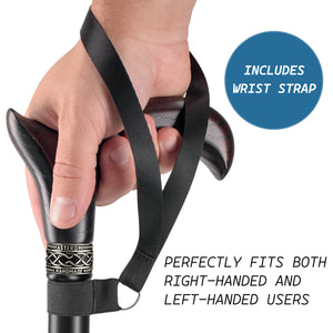 Telescopic Aluminum Walking Cane for Men and Women - Cool Adjustable Derby Can