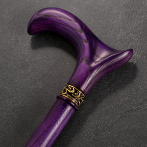 Cool Ergonomic Wooden Cane for Men & Women