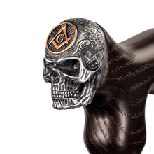 Masonic Skull Walking Cane - Custom Length and Color