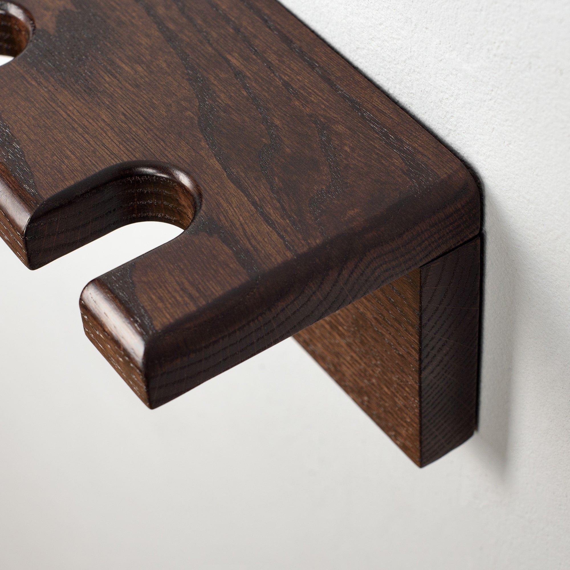 Custom Stylish Wooden Wall Holder for Canes Walking Sticks