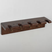 Custom Stylish Wooden Wall Holder for Canes Walking Sticks