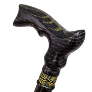 Black & Gold Cane Custom Length and Color