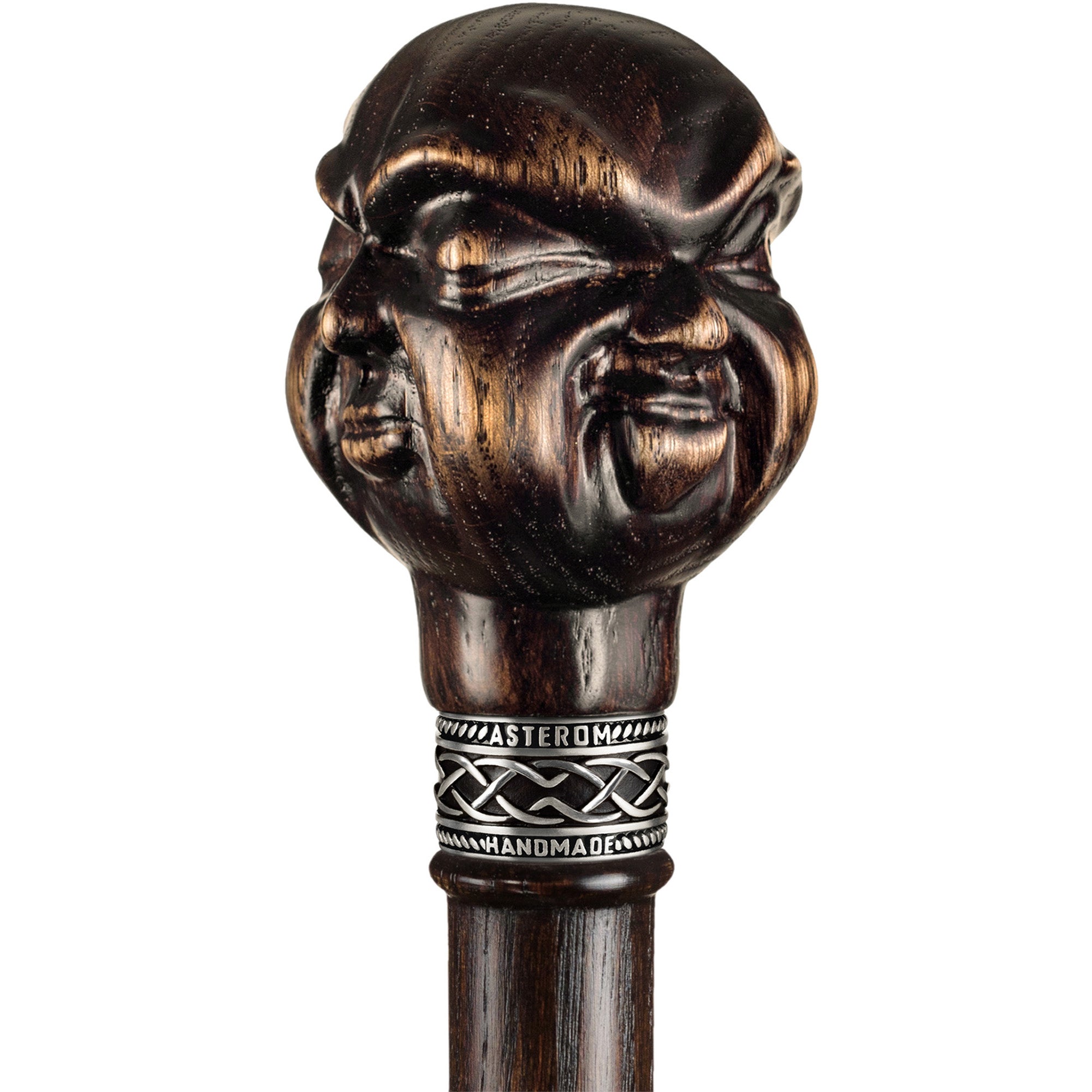 Buddha Walking Cane Sturdy Fully Carved Canes Sticks