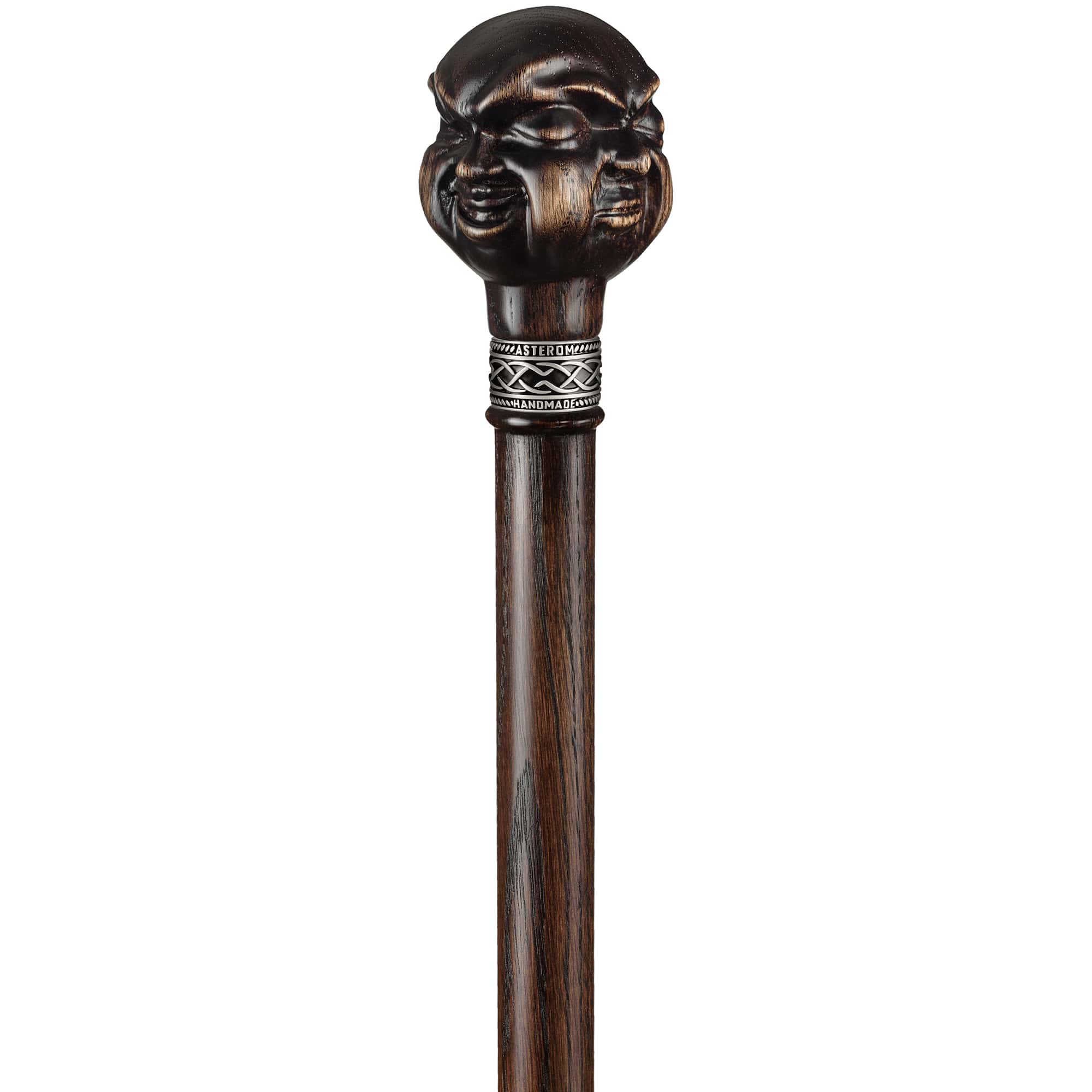 Buddha Walking Cane Sturdy Fully Carved Canes Sticks