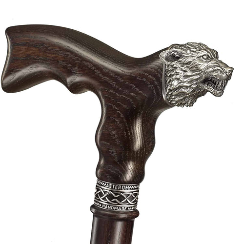 Angry Wolf Cane - Custom Length & Color