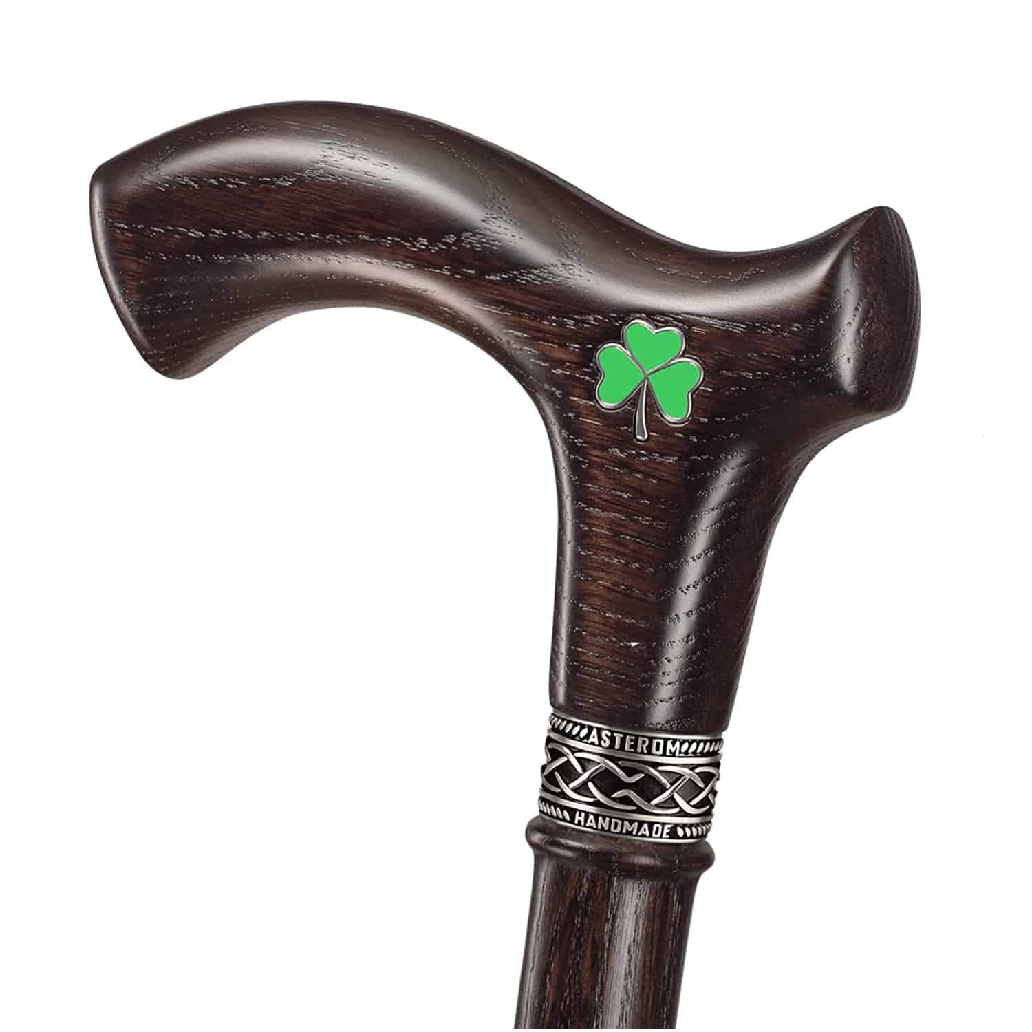 Irish Walking Cane (Three-Leaf) - Custom Lenght and Color