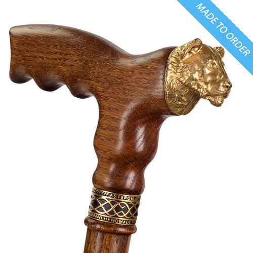 Lioness Walking Cane for Women & Men - Custom Length & Color