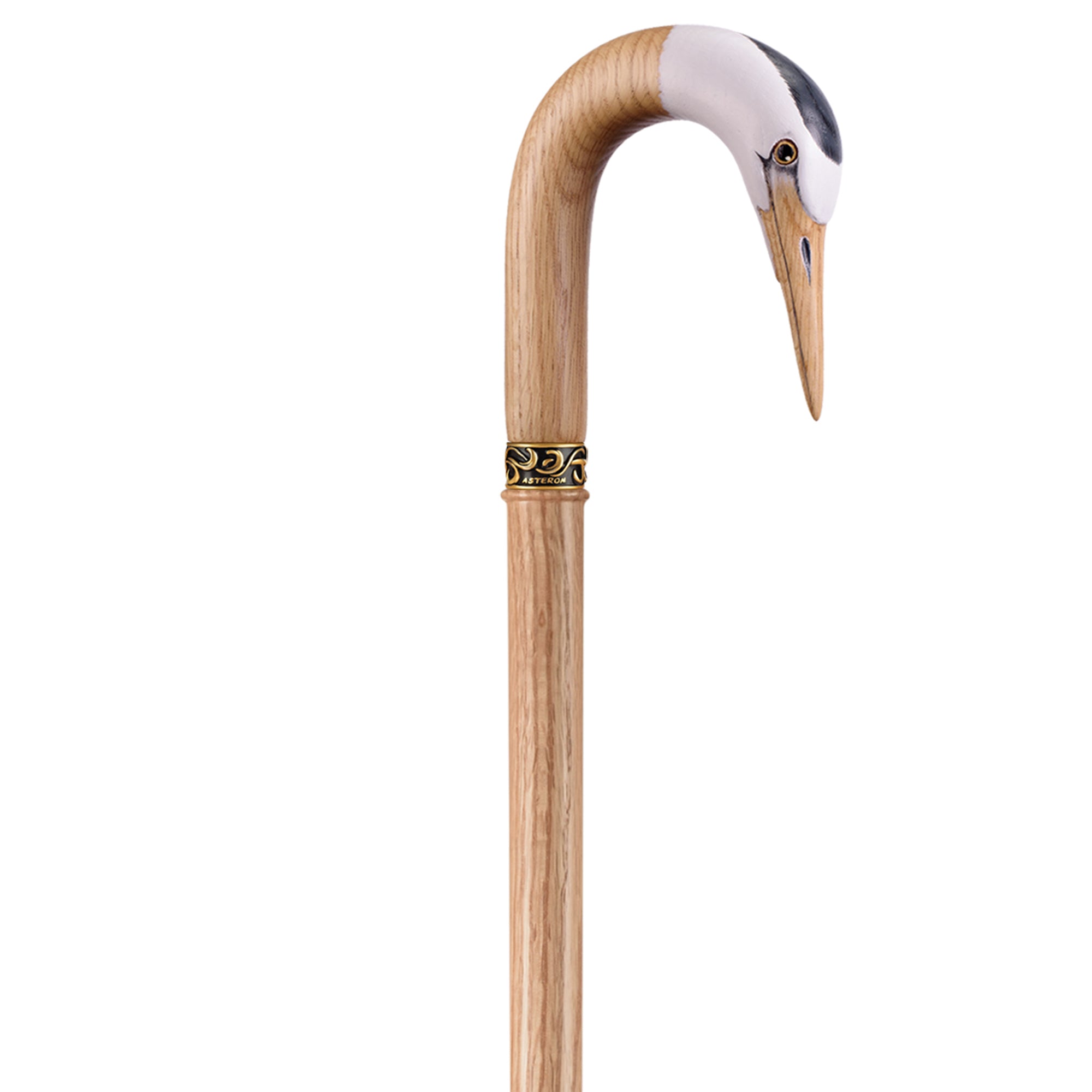 Crane Walking Cane, Hook Cane - Custom Length and Color