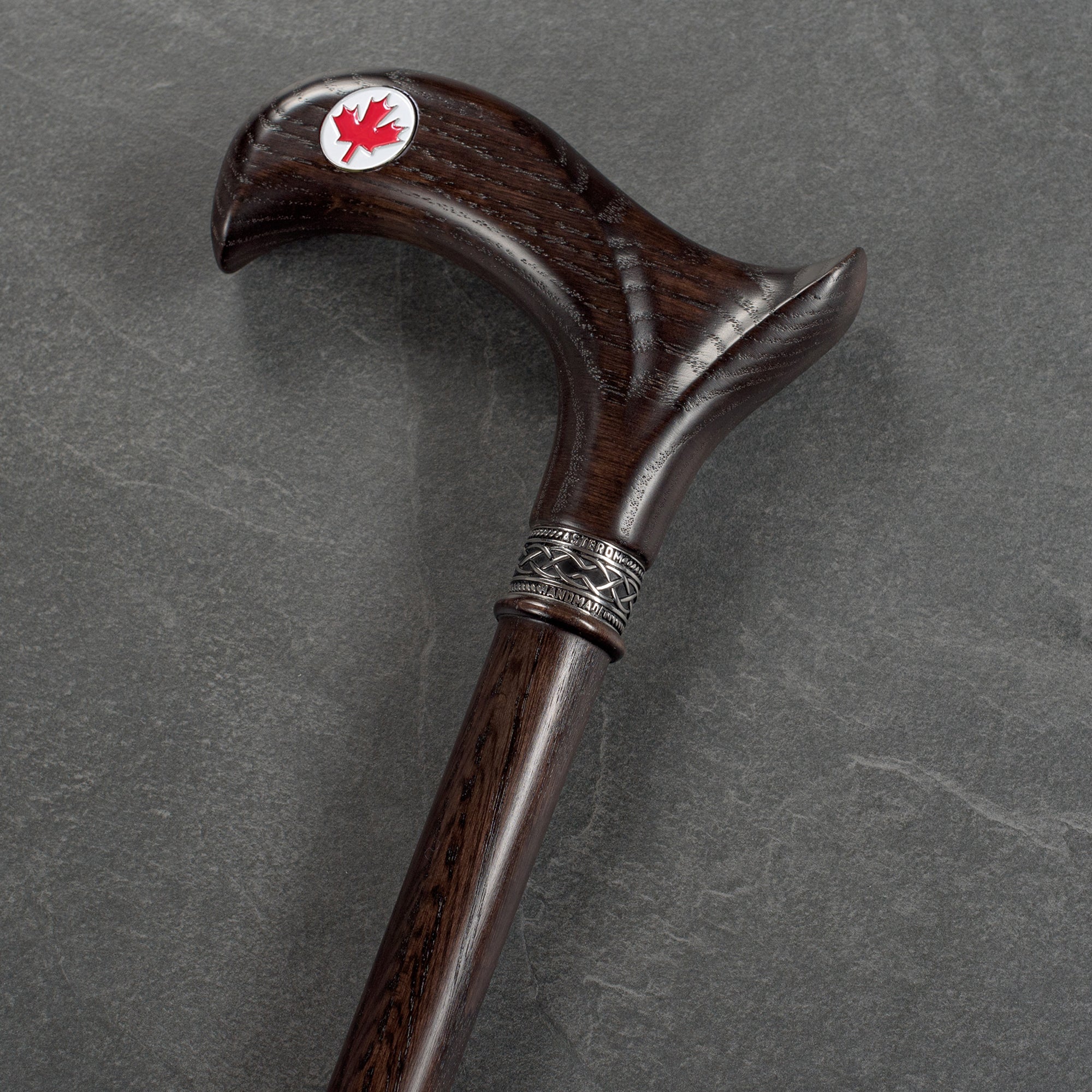 Canadian Maple Leaf Cane - Custom Length and Color