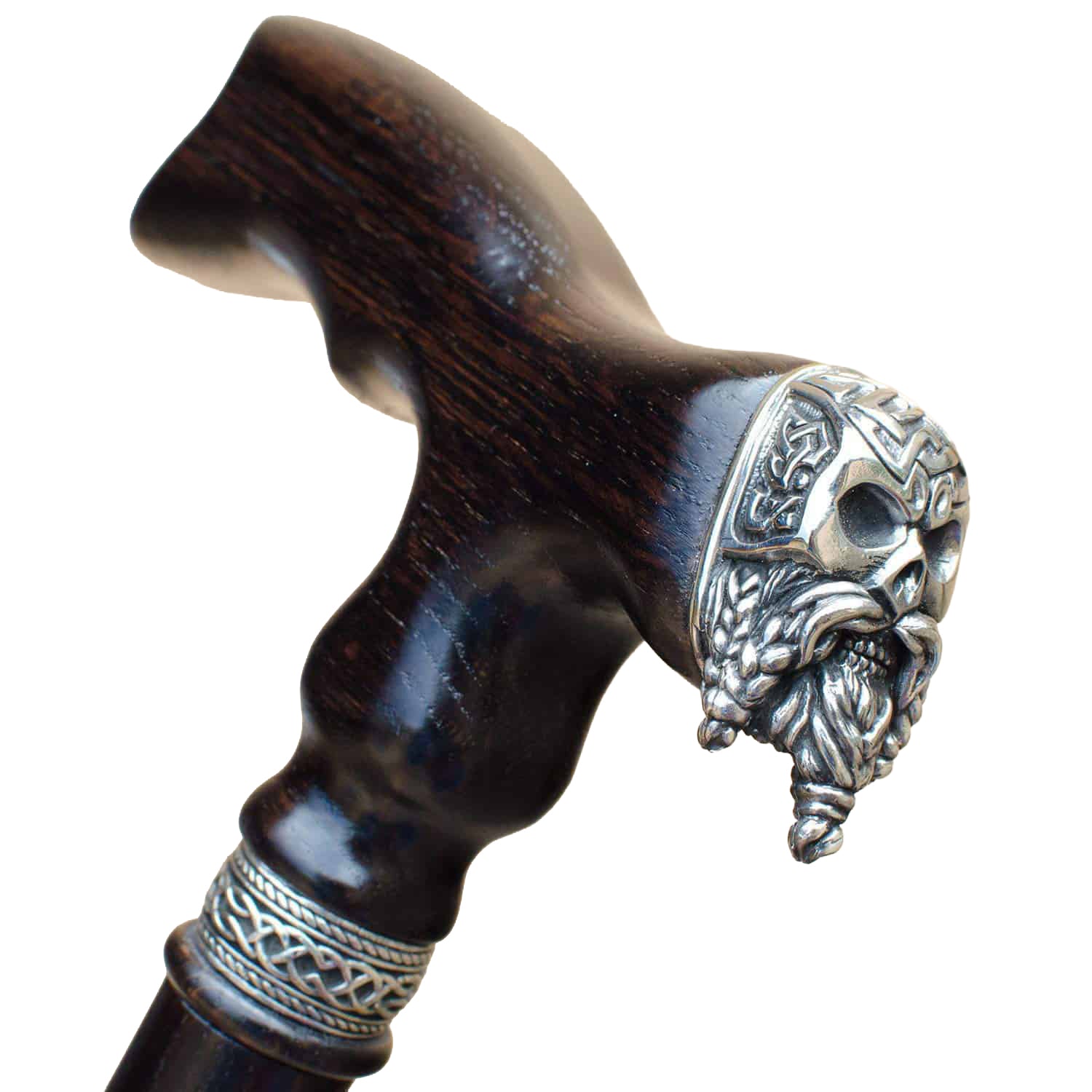 Celtic Bearded Skull Handle Only (#560477)