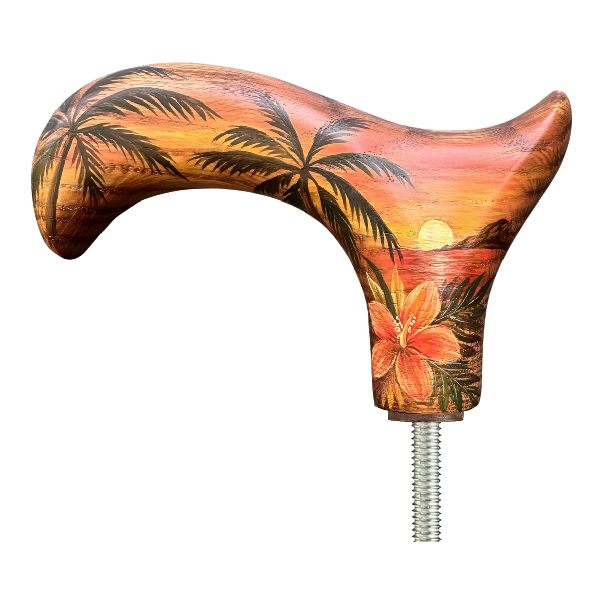 Hand-Painted Tropic Handle