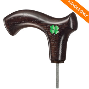 Irish Handle Only with Metal Clover Insert