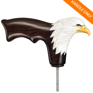 Hand Painted Carved Eagle Handle Only