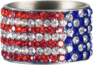 Stars and Stripes Collar Ring for Asterom Walking Canes