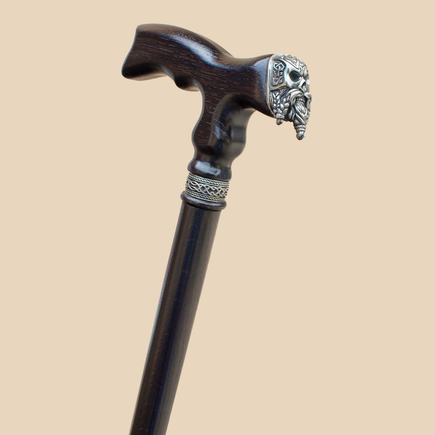 Celtic Skull Walking Cane for Men, Cool Canes