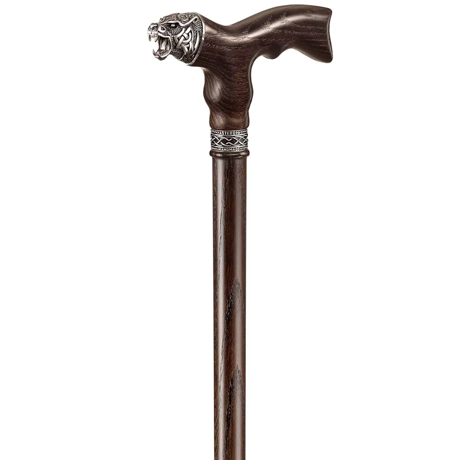 Celtic Bear - Fashionable Walking Cane, Handmade