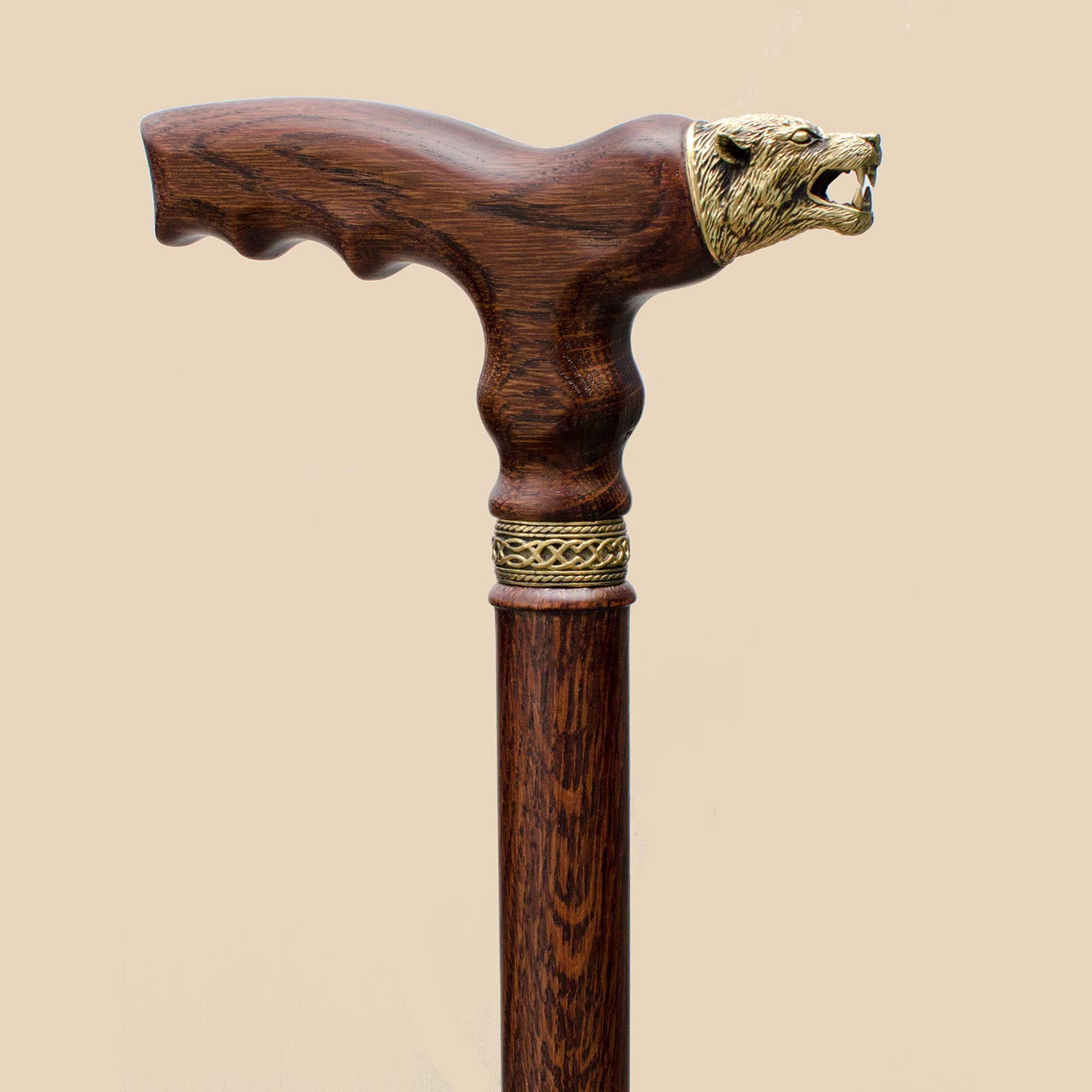 Wolf - Elegant Hand Crafted Walking Cane