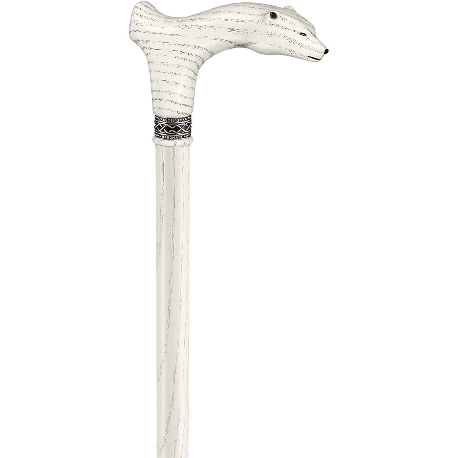 Polar Bear Walking Cane, Custom Length