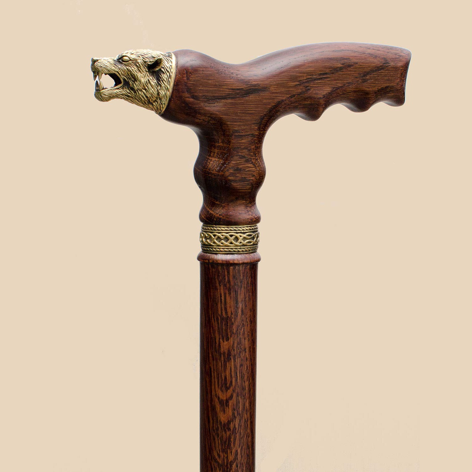 Wolf - Elegant Hand Crafted Walking Cane