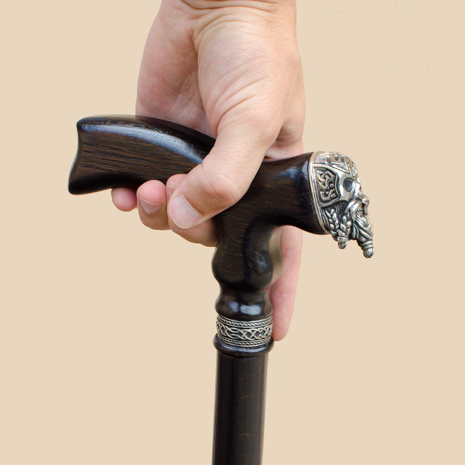 Celtic Skull Walking Cane for Men, Cool Canes