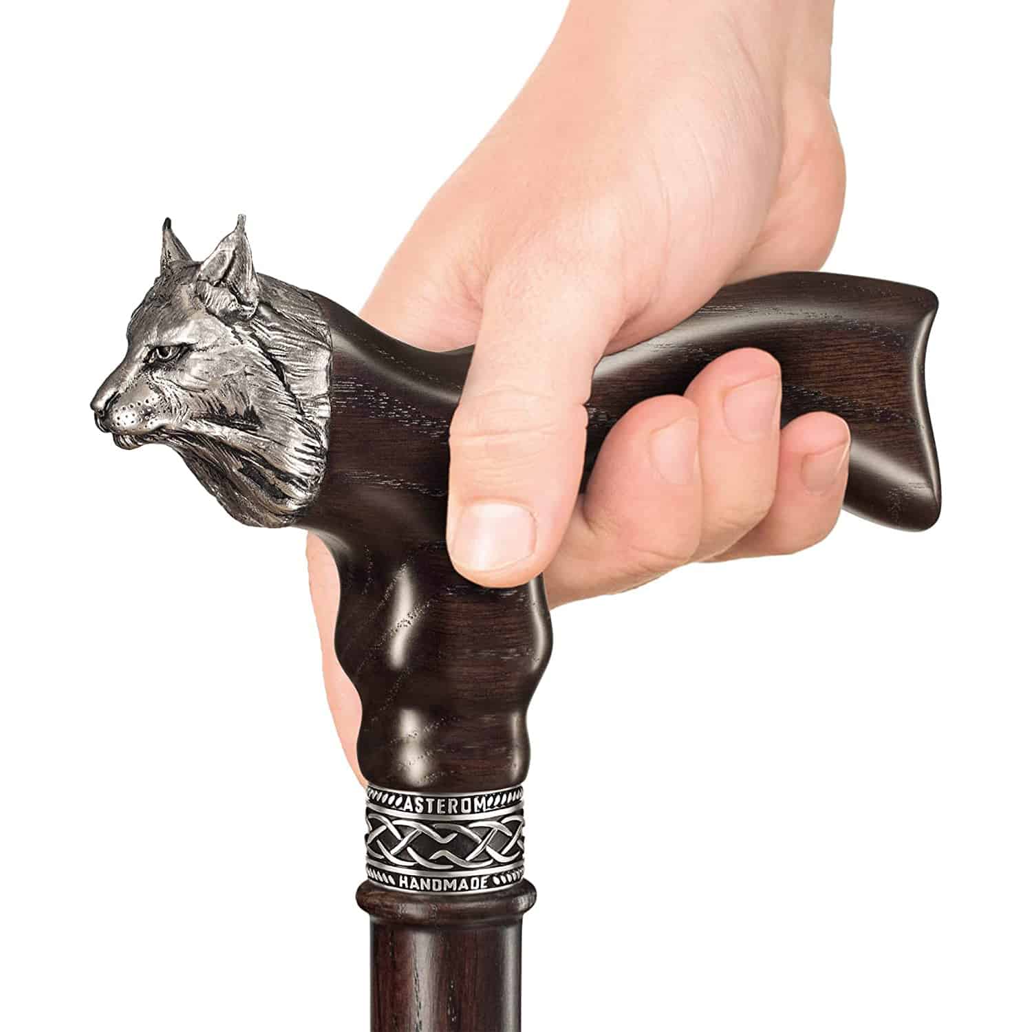 Facny Lynx Cane - Custom Length and Color