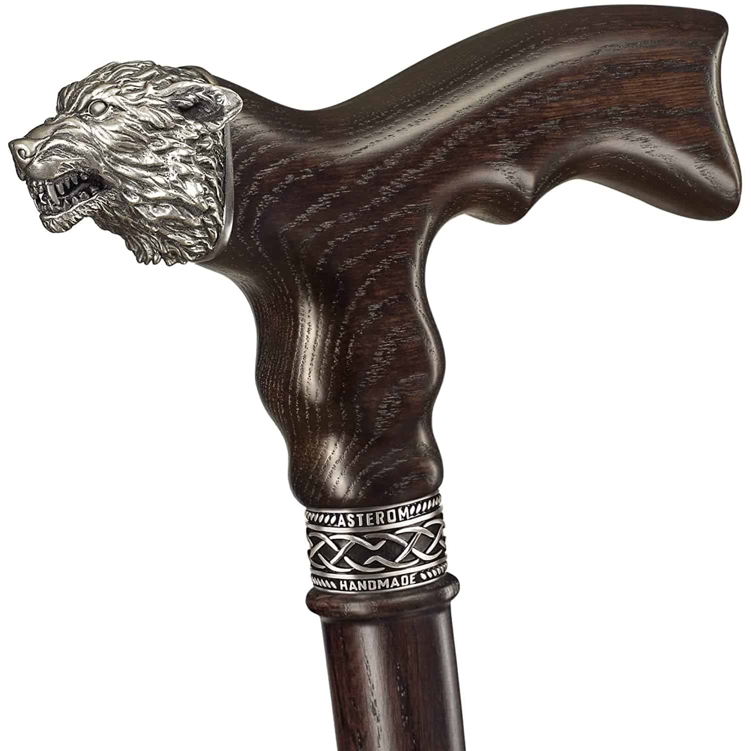 Angry Wolf Cane - Custom Length & Color