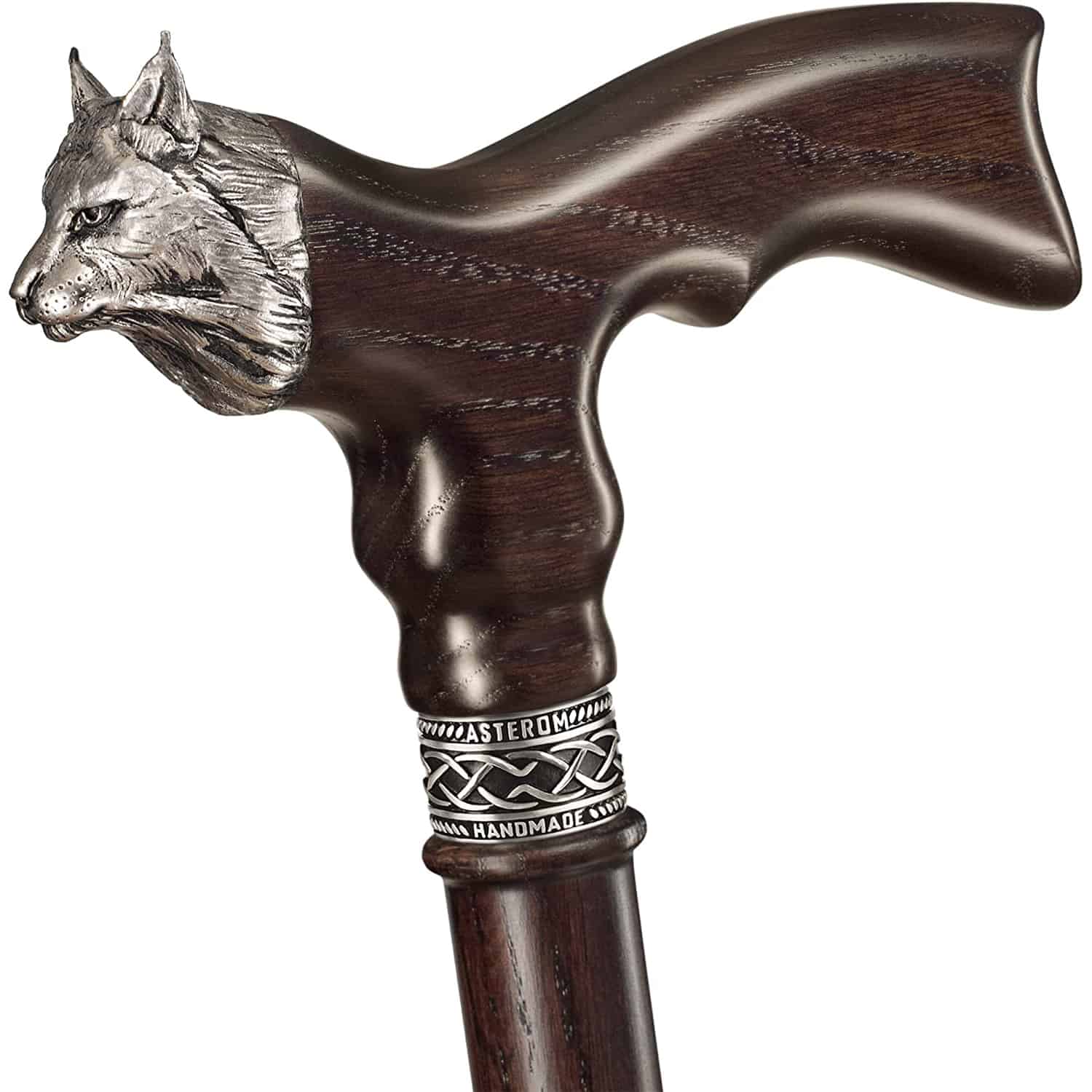 Facny Lynx Cane - Custom Length and Color