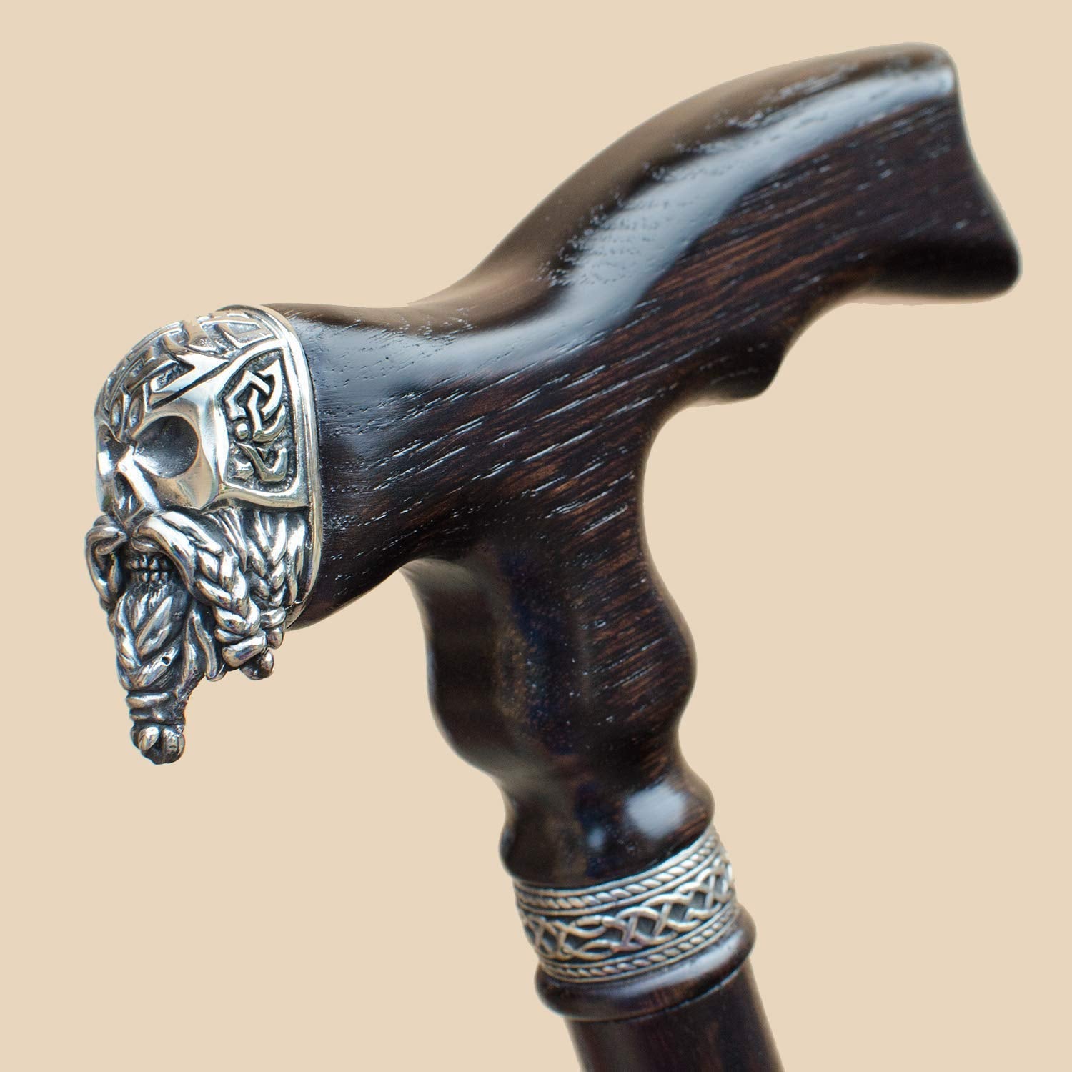 Celtic Skull Walking Cane for Men, Cool Canes