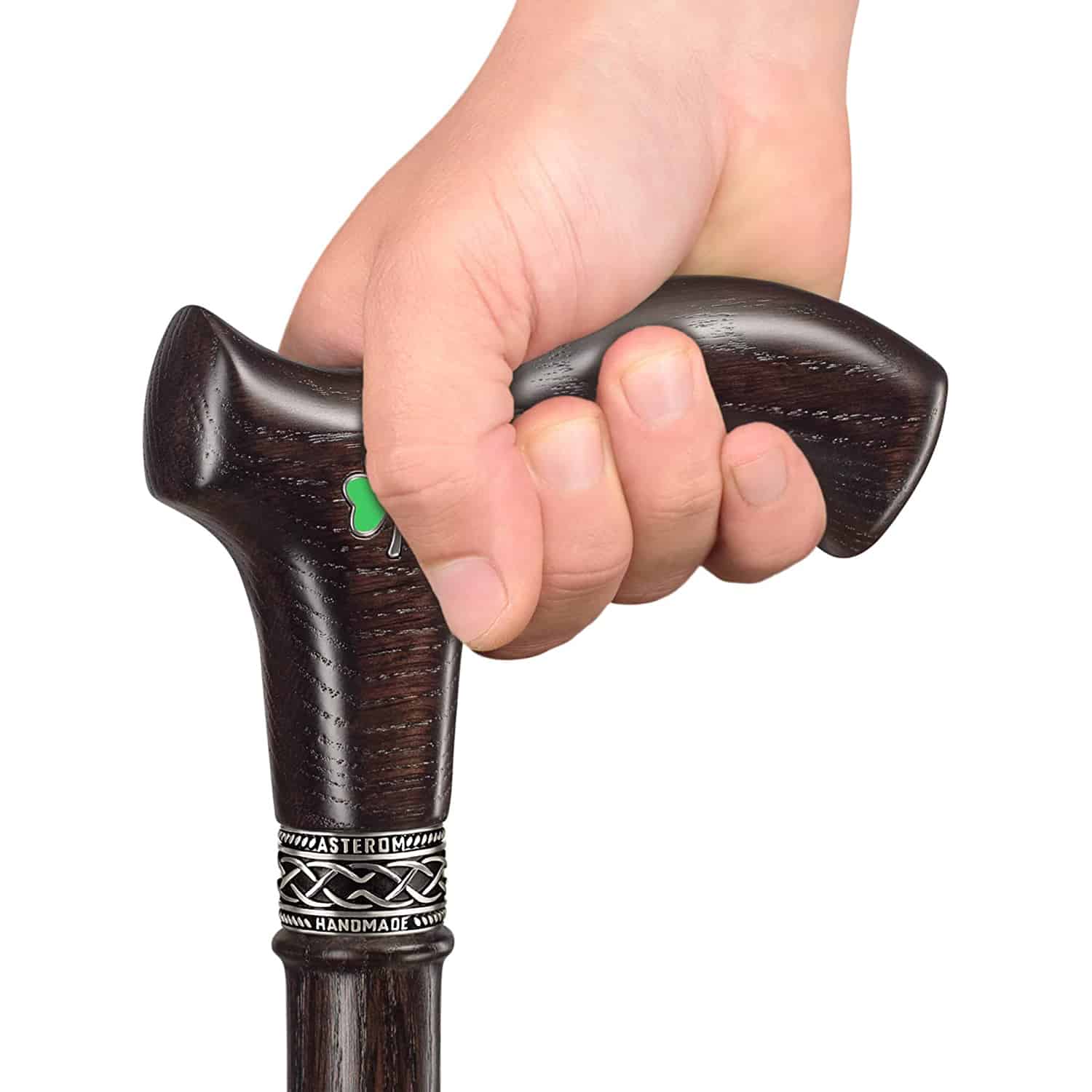 Irish Walking Cane (Three-Leaf) - Custom Lenght and Color