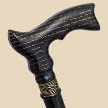 Black & Gold Cane Custom Length and Color