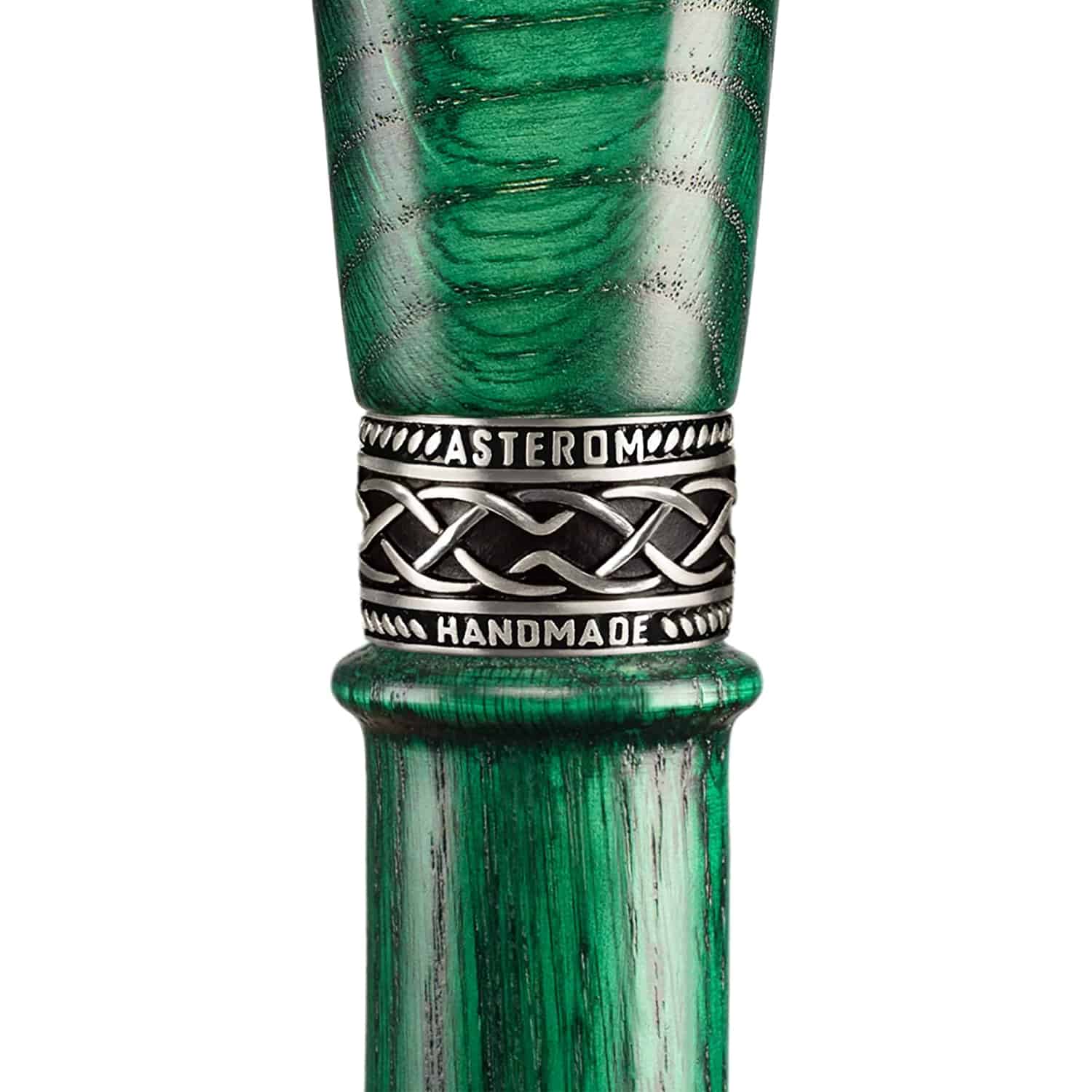 Irish Walking Cane for Men - Shamrock- Green Cane
