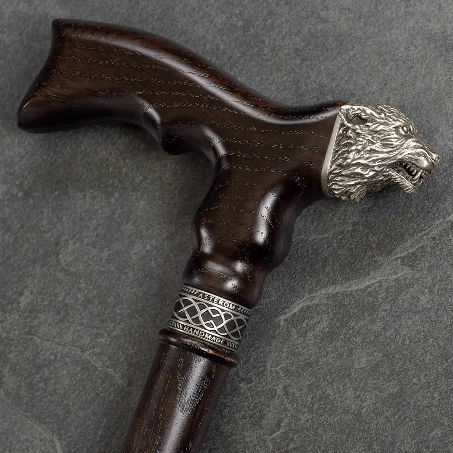 Angry Wolf Cane - Custom Length & Color